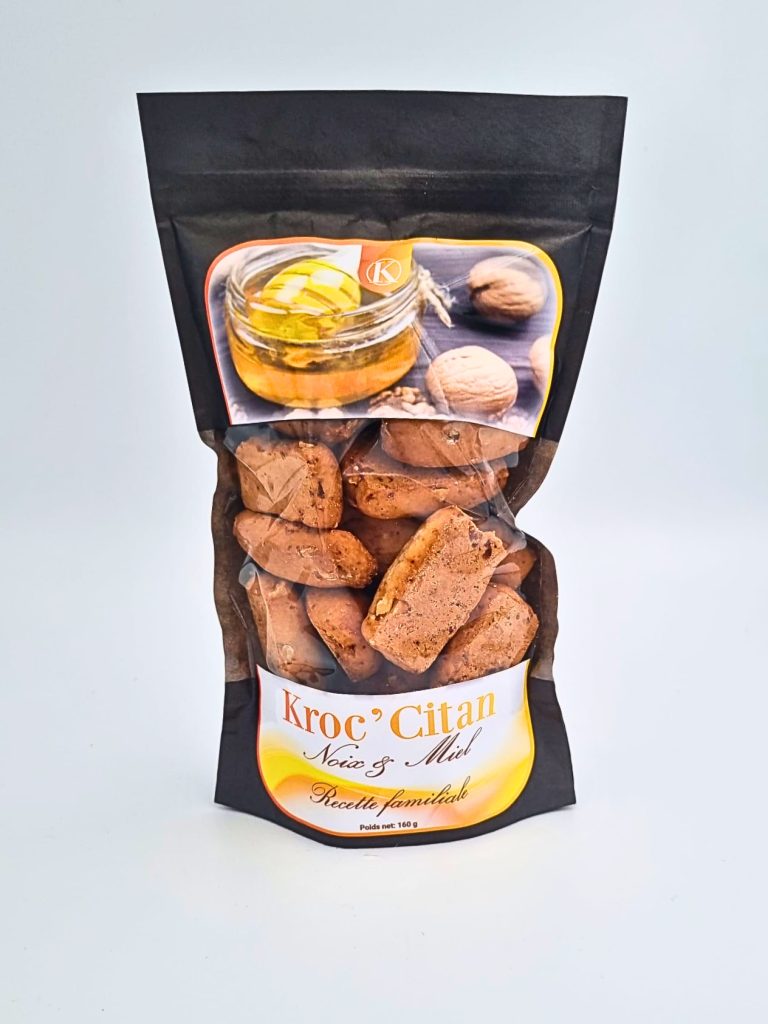 Kroc'Citan de Krocroustit, biscuit artisanal au miel et aux noix de Taillac