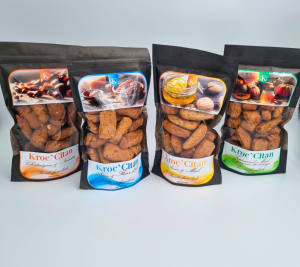 Biscuits artisanaux Krocroustit aux ingrédients locaux